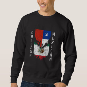 Moletom Bandeiras chilenas mexicanas arrancadas do Chile M