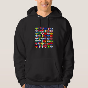 Moletom Bandeiras Dos Países Do Mundo Internacional
