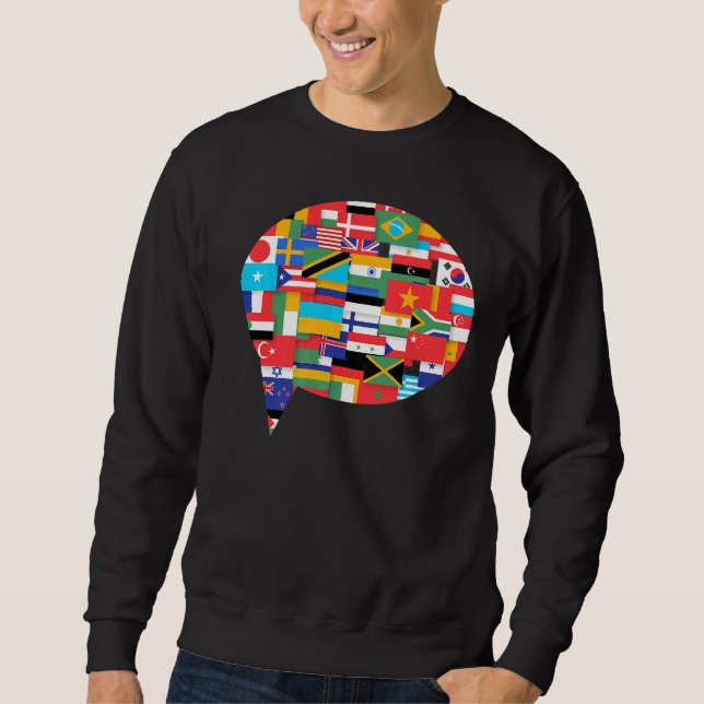Moletom Bandeiras Dos Países Do Mundo Internacional (Frente)