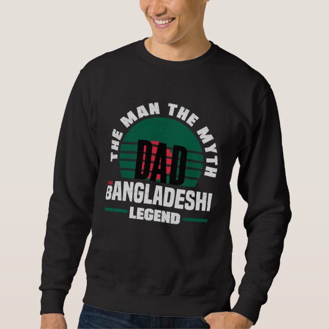 Moletom Bangladeshi Bangladesh Bangladeshi Flag Fathers Da (Frente)