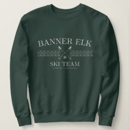 Moletom Banner Elk Ski Team, Carolina do Norte