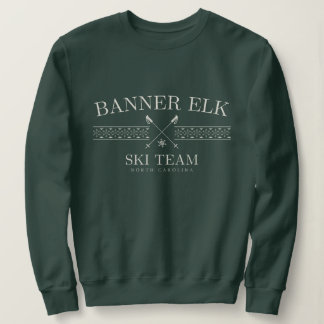 Moletom Banner Elk Ski Team, Carolina do Norte