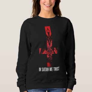 Moletom Baphomet É O Meu Espírito Satã Animal Negra Cult L