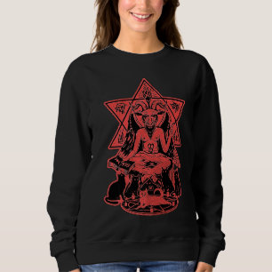 Moletom Baphomet É O Meu Espírito Satã De Animais Negros