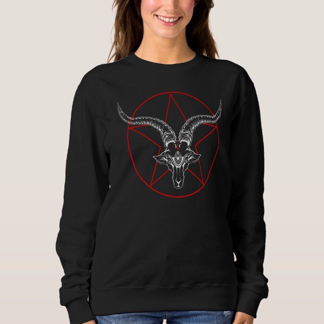 Moletom Baphomet Goat Satanic (Frente)