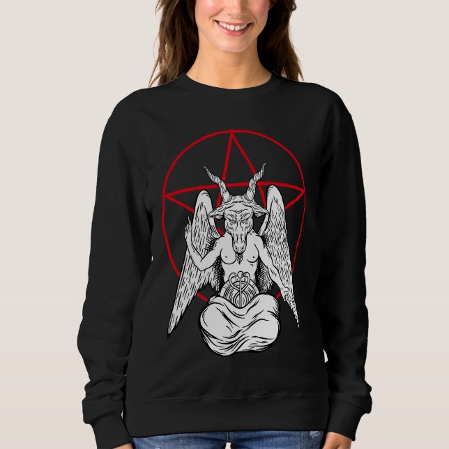 Moletom Baphomet Praying Demon  Satanic Lucifer Beelzebub (Frente)
