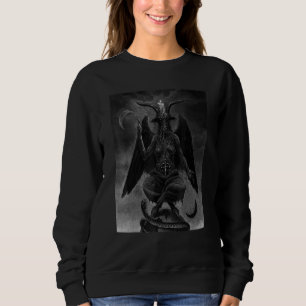 Moletom Baphomet Satanic Satã Cabeça de Capim 666 Occult P