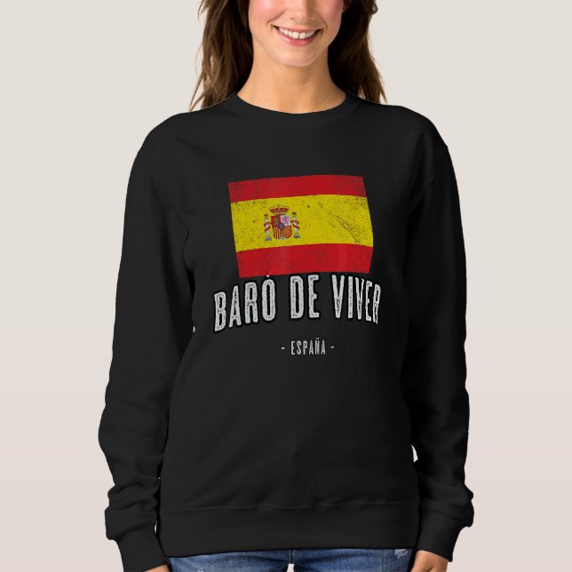 Moletom Bar De Viver Espanha Es Sinalizador Bandera Da Cid (Frente)