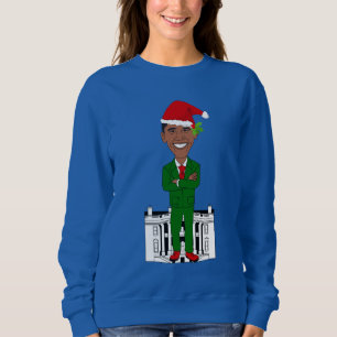 Moletom barack obama santa claus