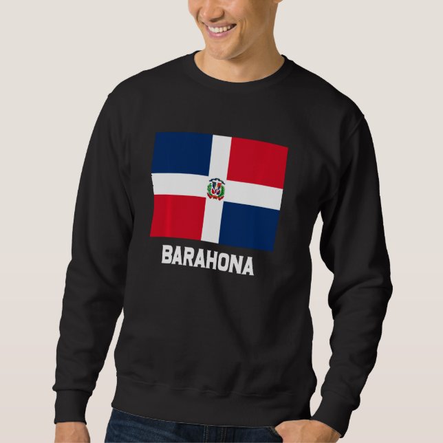Moletom Barahona República Dominicana Bandeira Emblem Escu (Frente)
