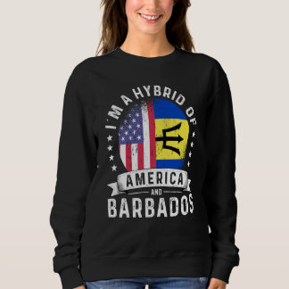 Moletom Barbadian American Patriot Grown Flag Humor