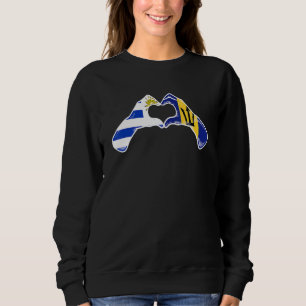 Moletom Barbados Uruguai Bandeira Barbadiano Uruguaio Cora