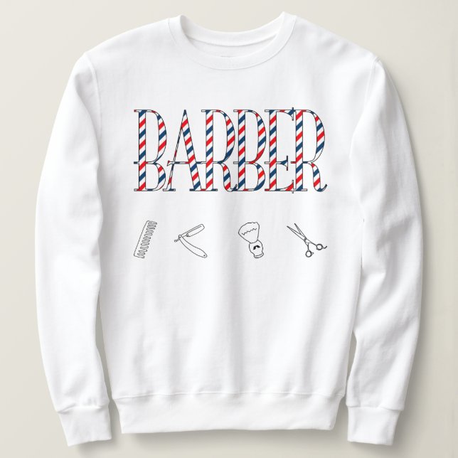 Moletom Barber (Frente do Design)