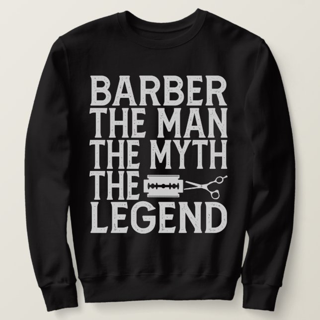 Moletom Barber The Man 2024 (Frente do Design)