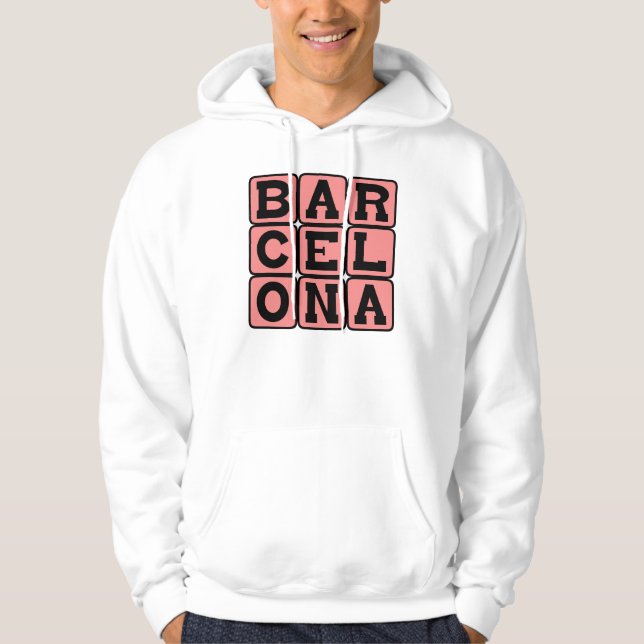 Moletom Barcelona, Cidade na Espanha (Frente)