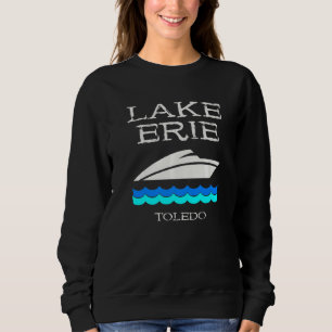 Moletom Barco do Lago Erie Speed Boat Souvenir Toledo