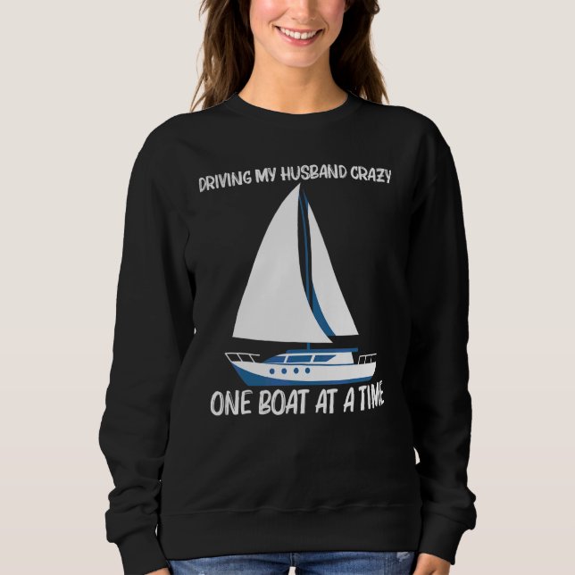 Moletom Barco Para Mulheres Mãe Viagem De Vela Viagem   (Frente)