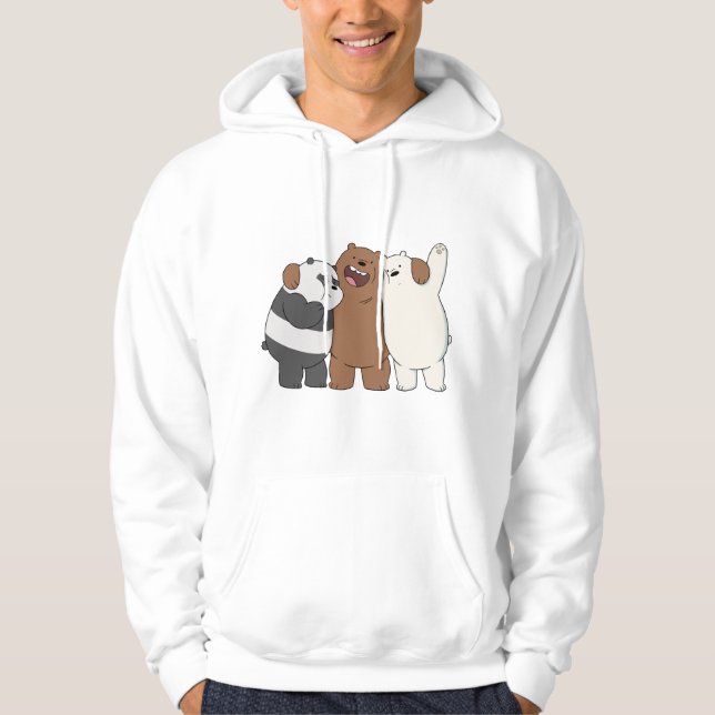 Moletom Bare Bears Hoodies (Frente)