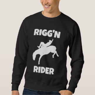 Moletom Bareback Bronc Riding Rigg'n Rider
