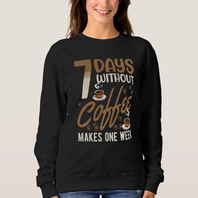 Moletom Barista Humor Caffeine Coffee Drinker (Frente)