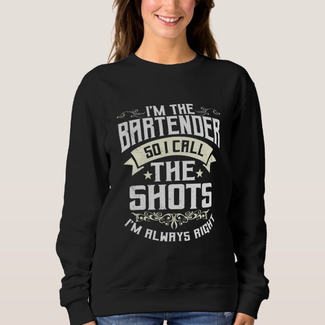 Moletom Barman Mixologista Bartending Barman Bar (Frente)