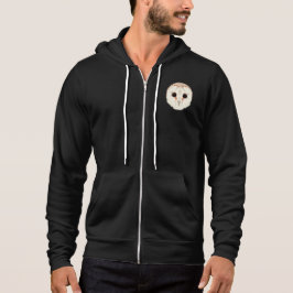 Moletom Barn Owl Unisex Zip Hoodie