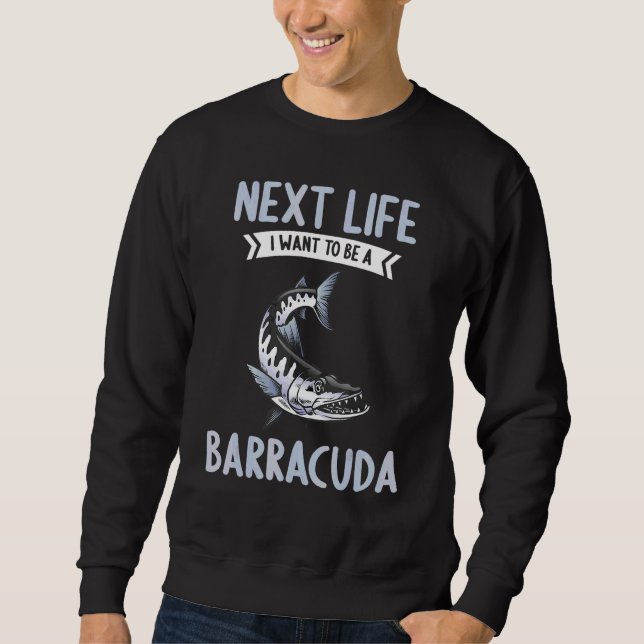 Moletom Barracudas Próxima Vida eu quero ser um Barracuda (Frente)