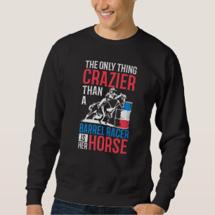 Moletom Barrel Racing Clothes Barrel Racer cita Barrel R