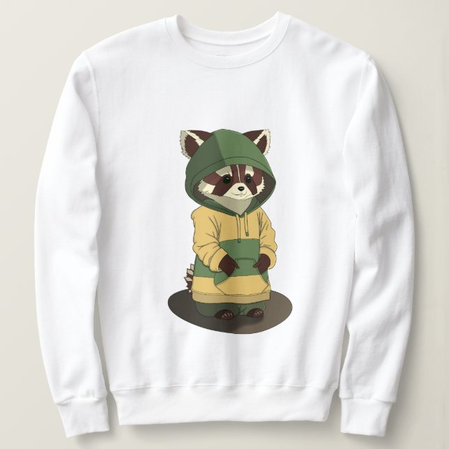 Moletom Barron the Raccoon (Frente do Design)