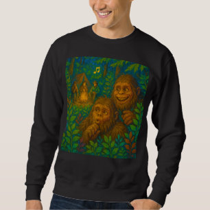 Moletom Barulhos de Pé Engraçados em Arte Fantástica de Wo