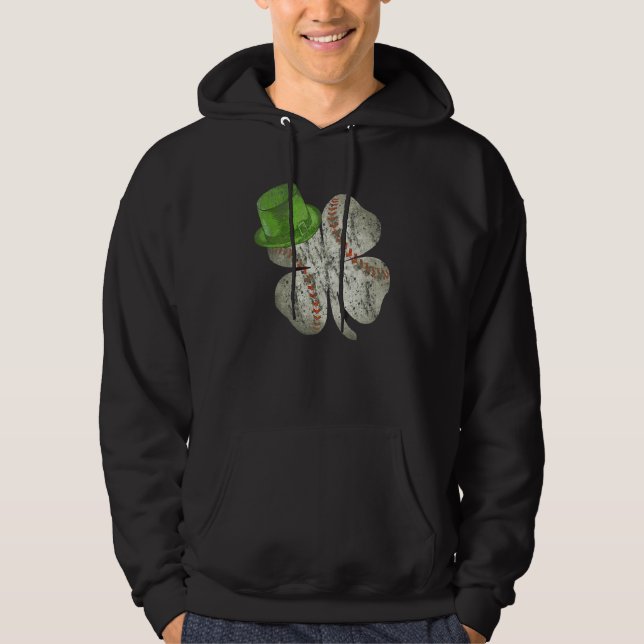 Moletom Baseball Boys St Patricks Day Shamrock Irish Men W (Frente)