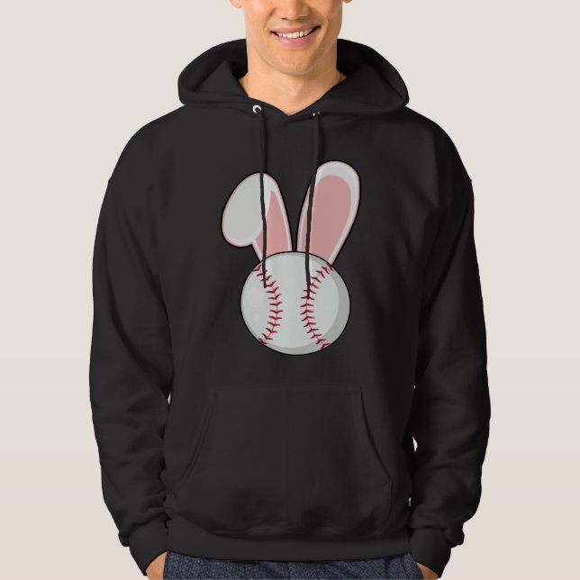 Moletom Baseball Bunny Easter  Kids Boys Toddler (Frente)