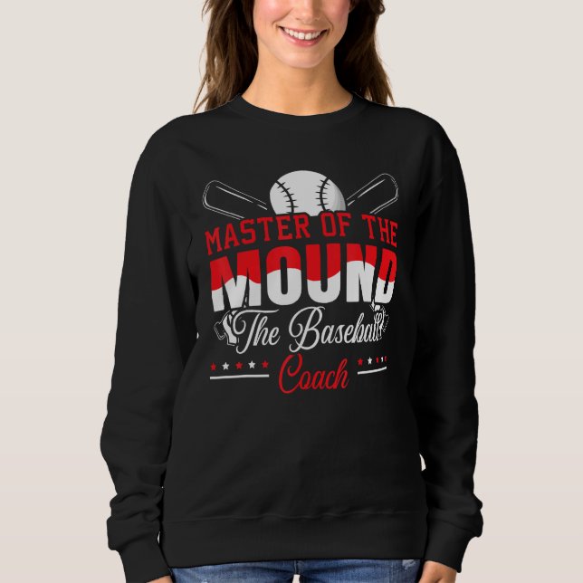 Moletom Baseball Coach Baseball Player Baseball Team Sport (Frente)