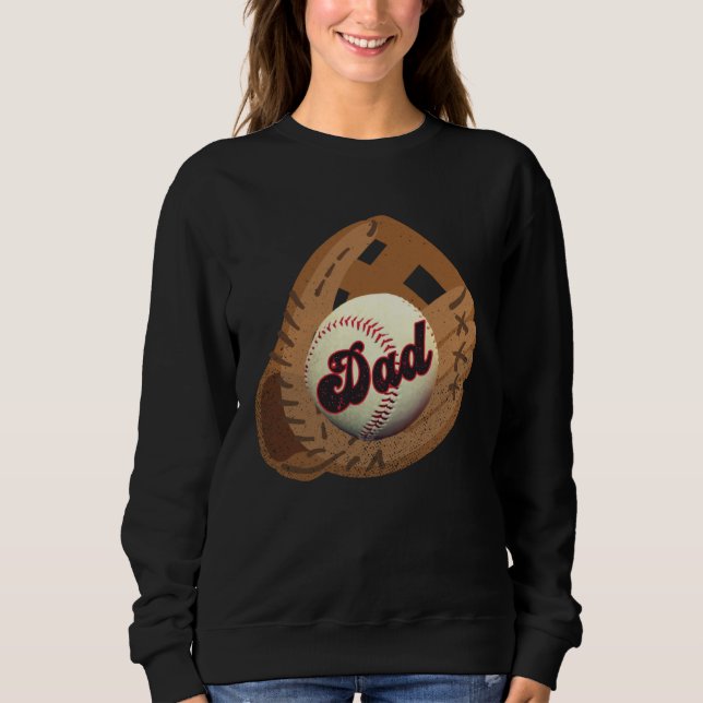 Moletom Baseball Dad  for Father s Day Baseball Softball P (Frente)