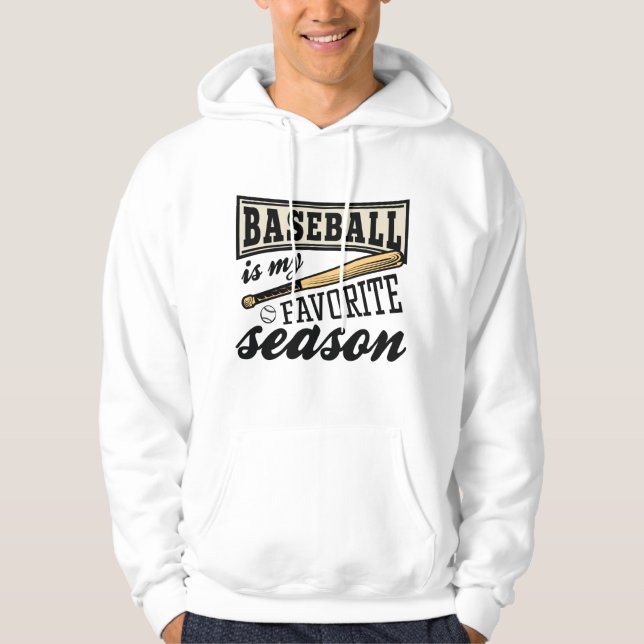 Moletom Baseball É Minha Época Favorita (Frente)