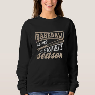 Moletom Baseball É Minha Época Favorita