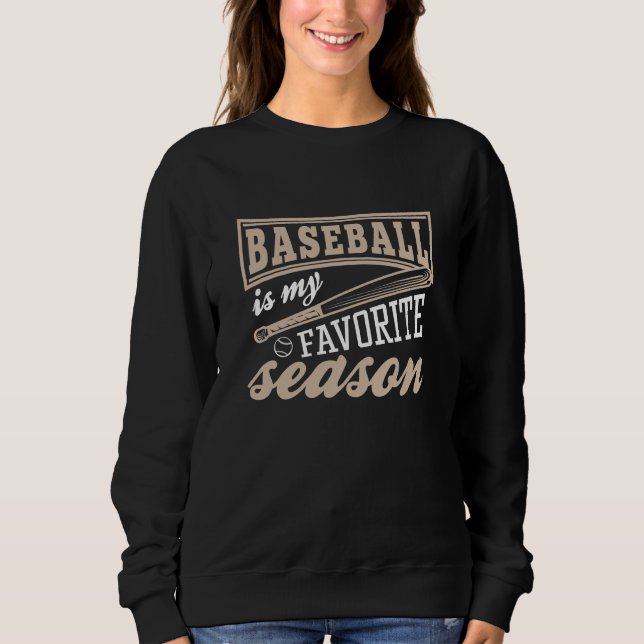 Moletom Baseball É Minha Época Favorita (Frente)