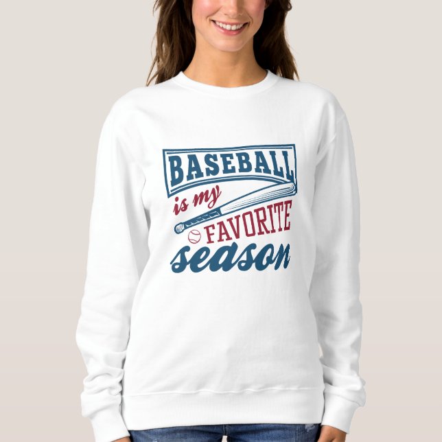 Moletom Baseball É Minha Época Favorita (Frente)