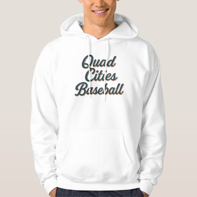 Moletom Baseball em Cidades Quad - Esportes de Script Vint (Frente)