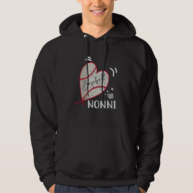 Moletom Baseball Família Nonni Jogadores Correspondentes E (Frente)