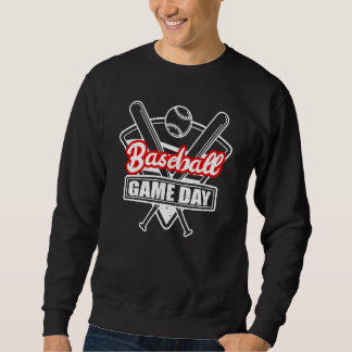 Moletom Baseball Game Day Baseball Bat  For Men Kids Women
