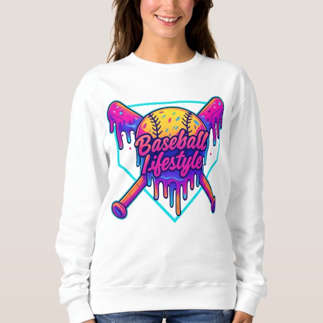 Moletom Baseball Lifestyle Roupa Juvenil Baseball Drie Ice (Frente)