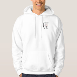 Moletom Baseball LOVE: nome de adição personalizado e núme