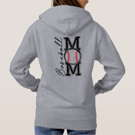 Moletom Baseball Mãe Frente E Design