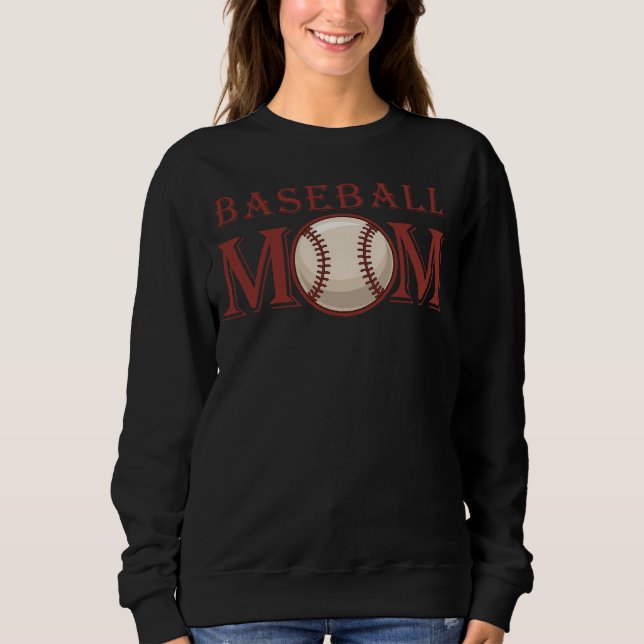 Moletom Baseball Mãe, Mulheres Esportivas (Frente)