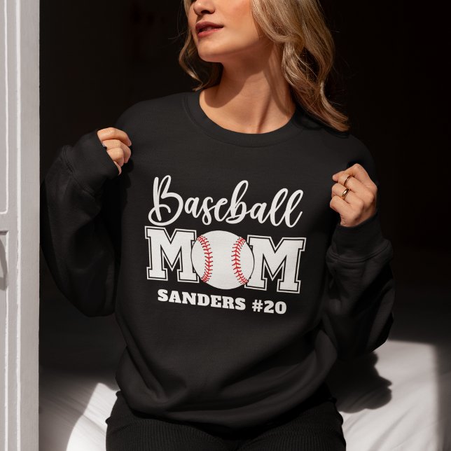Moletom Baseball Mom Fun Gift for Mom (Criador carregado)
