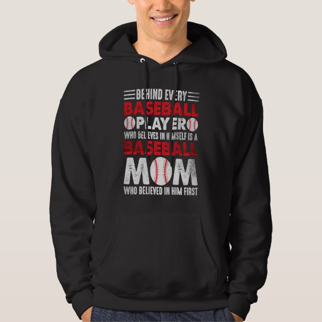 Moletom Baseball Mom Women Mother's Day Baseball (Frente)