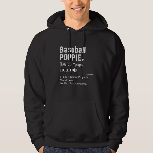 Moletom Baseball Player Sport  Baseball Poppie Definition (Frente)