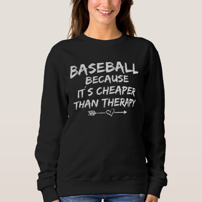 Moletom baseball saying outfit baseball player (Frente)