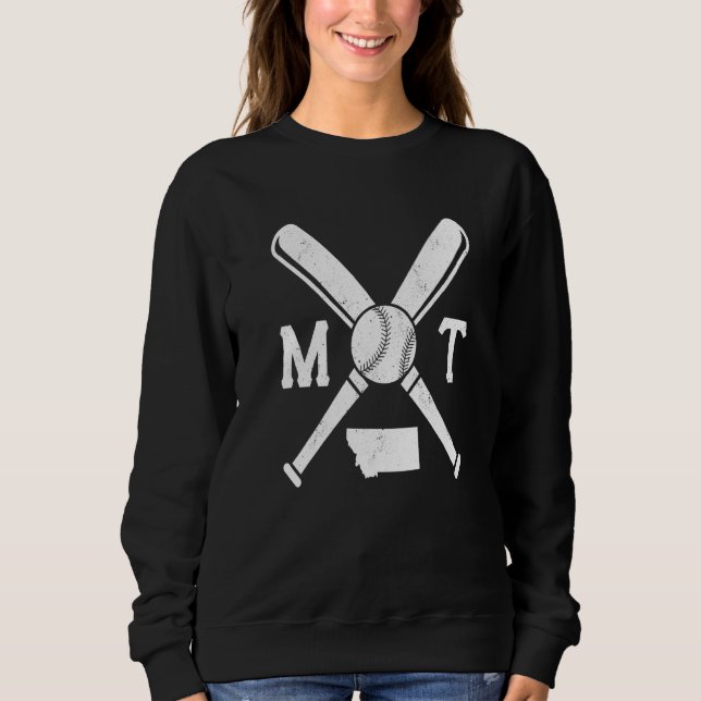 Moletom Baseball Softball Arremessador Receptor Mapa do Es (Frente)